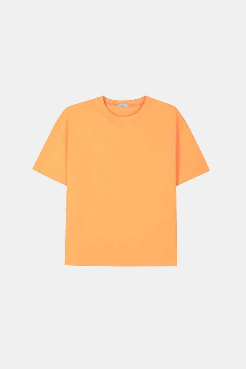 Regular fit cropped short-sleeve T-shirt