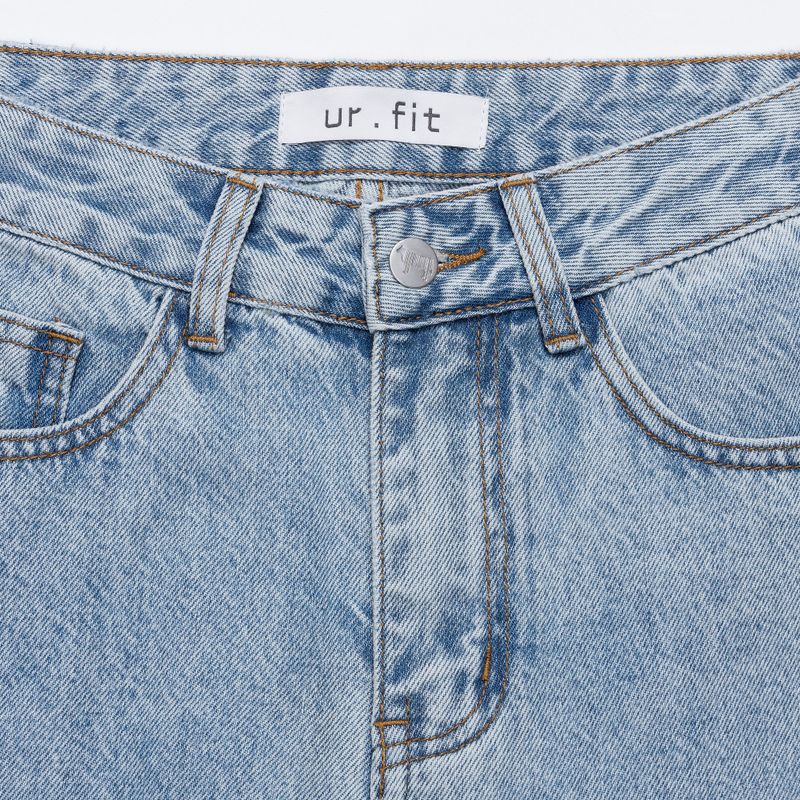 CLASSIC LOOK SEMI WIDE DENIM PANTS code 18101