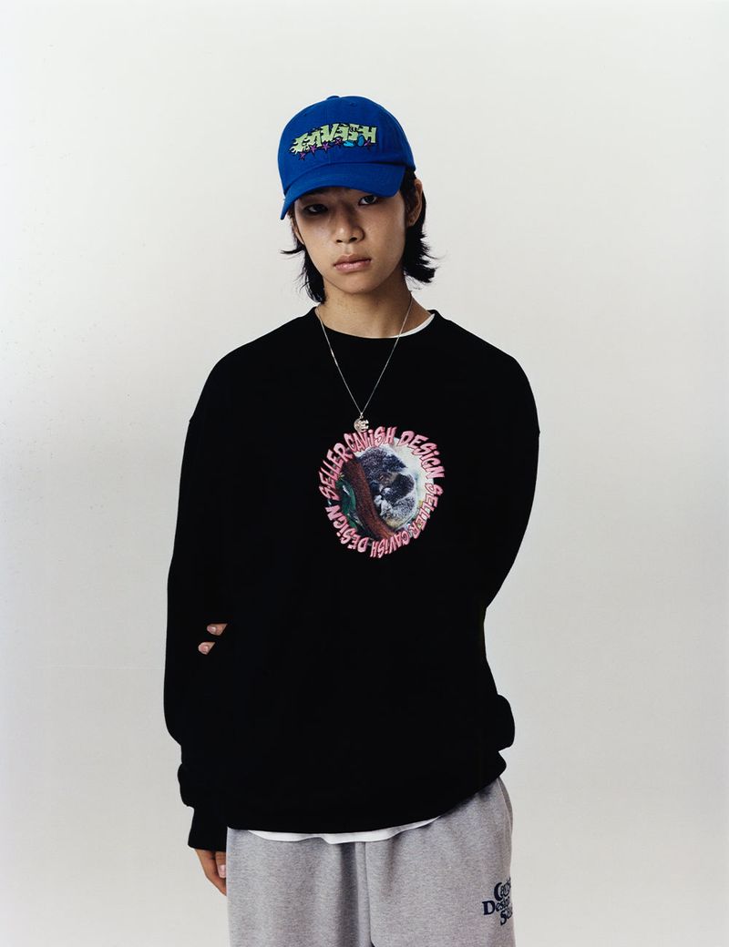 FLAME LOGO CAP BLUE(CV2CFUAB24A)