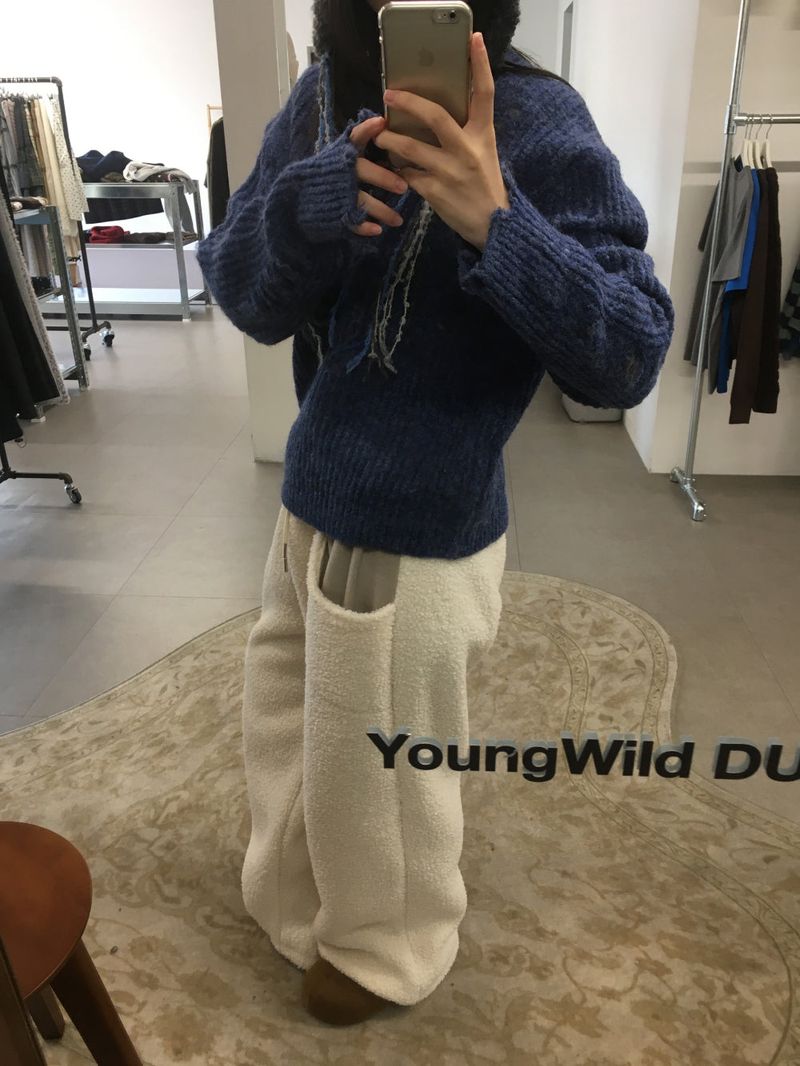 Dumple Peach Fleece Pants (3color)
