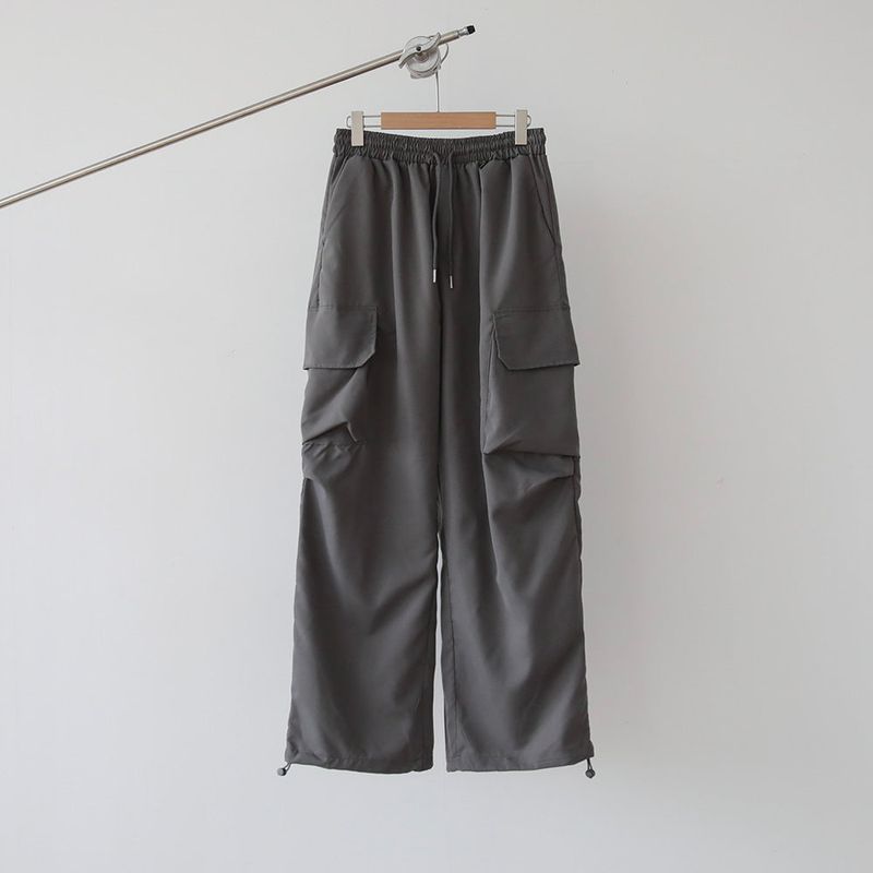 THIN WIDE CARGO PANTS