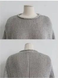 CHUNKY KNIT OVERSIZED PULLOVER (4COLORS!)