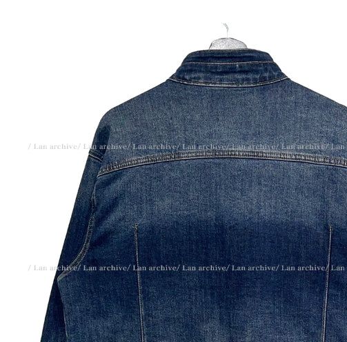 Undead China Neck Denim Jacket
