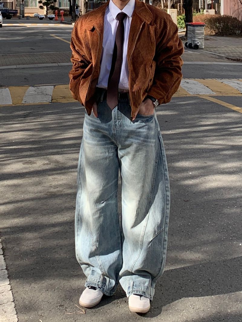 Mensfloor（メンズフロア）の「Posingco Incised Curved Pants（Pants）」