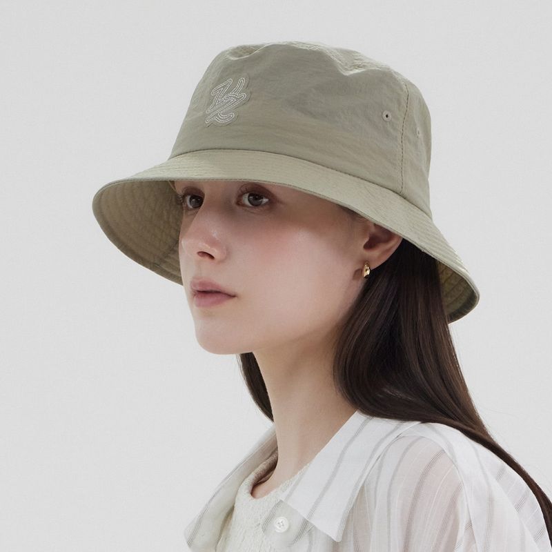 Flow VZ Nylon Stitch Patch Bucket Hat Khaki