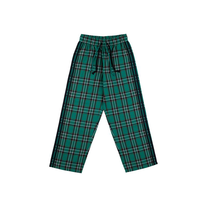Compatible Check Banding Pants (GREEN)