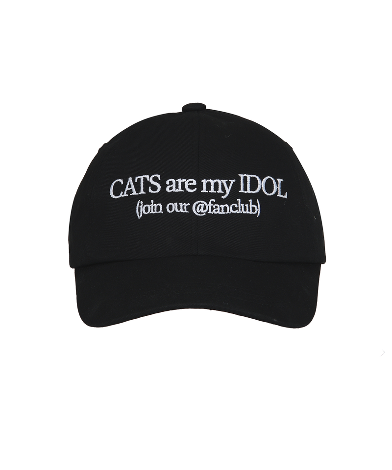 ITZAVIBE(イッザバイブ)の「CATS ARE MY IDOL CAP_BLACK(Hats)」