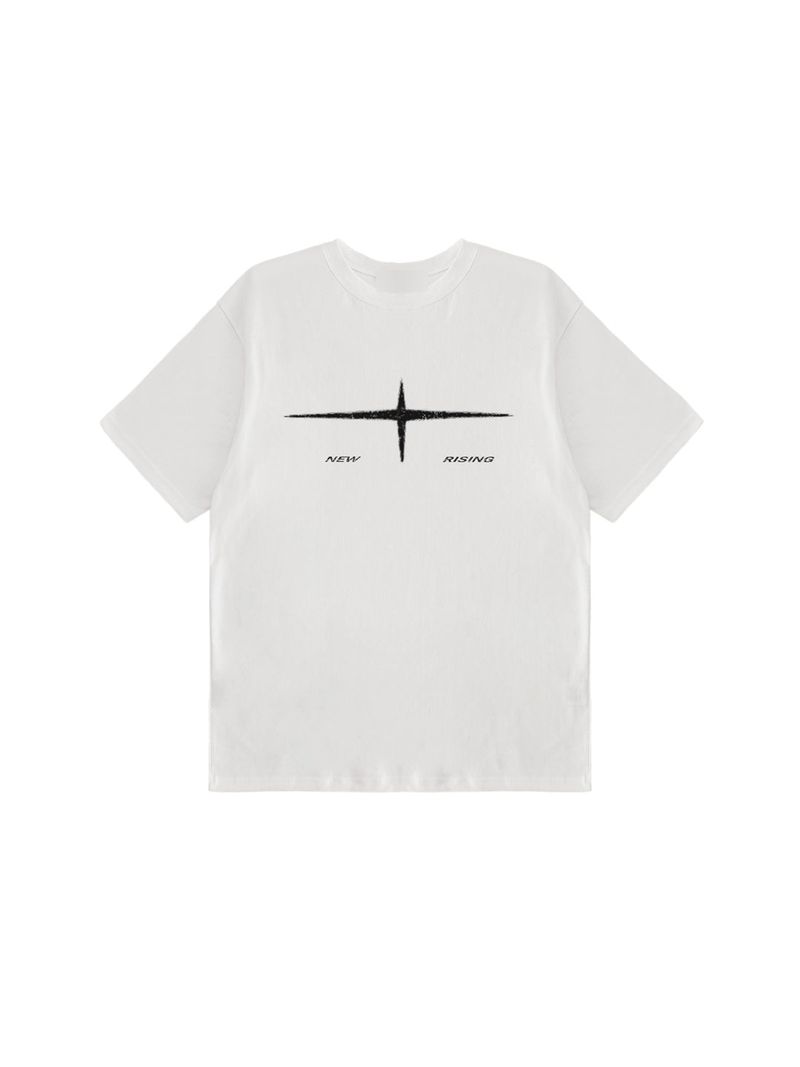 Rising lettering short sleeve T 3C