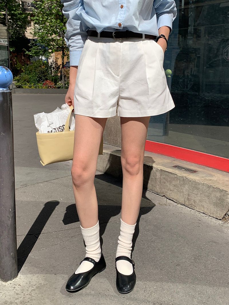 [MADE] Dears Cotton Pintuck Shorts