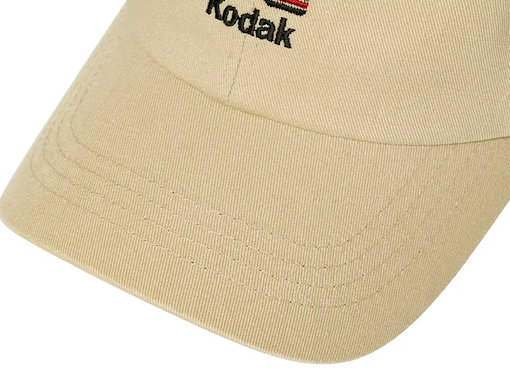 RAINBOW EMBROIDERY BALL CAP【BEIGE】