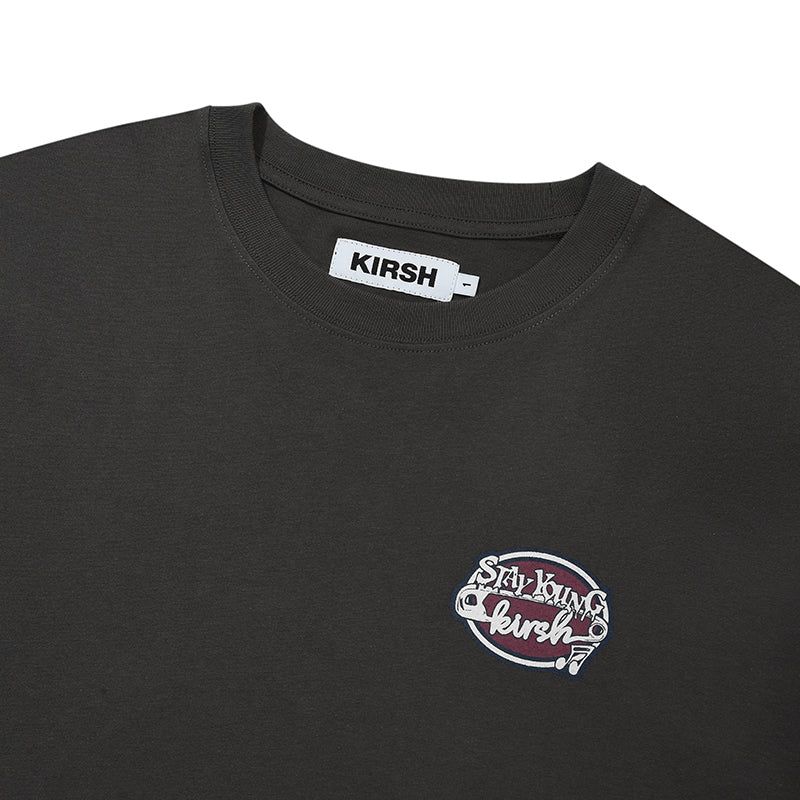ROCK N ROLL LONG SLEEVE [CHARCOAL]