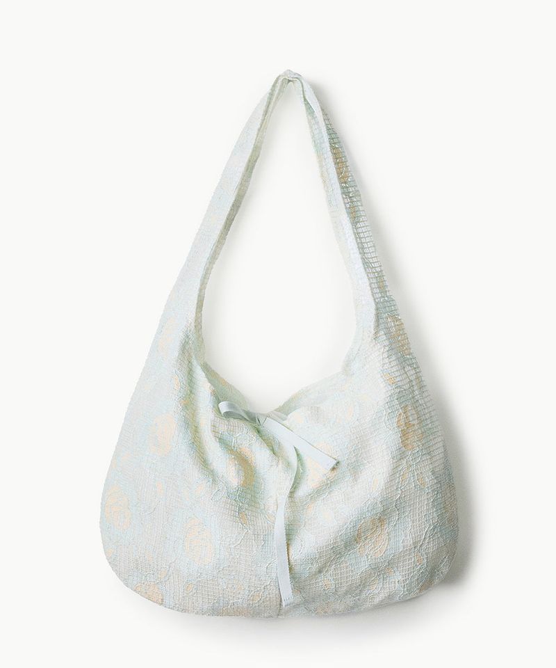 Floral Day Bag - Mint/Yellow