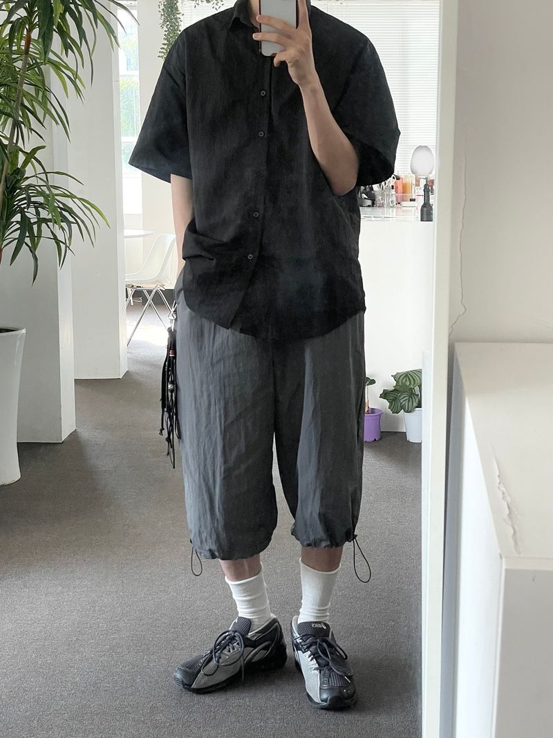 Capri wide string pants