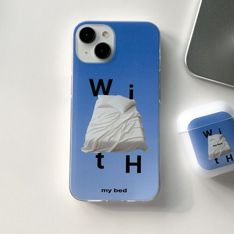 with my bed Phone Case