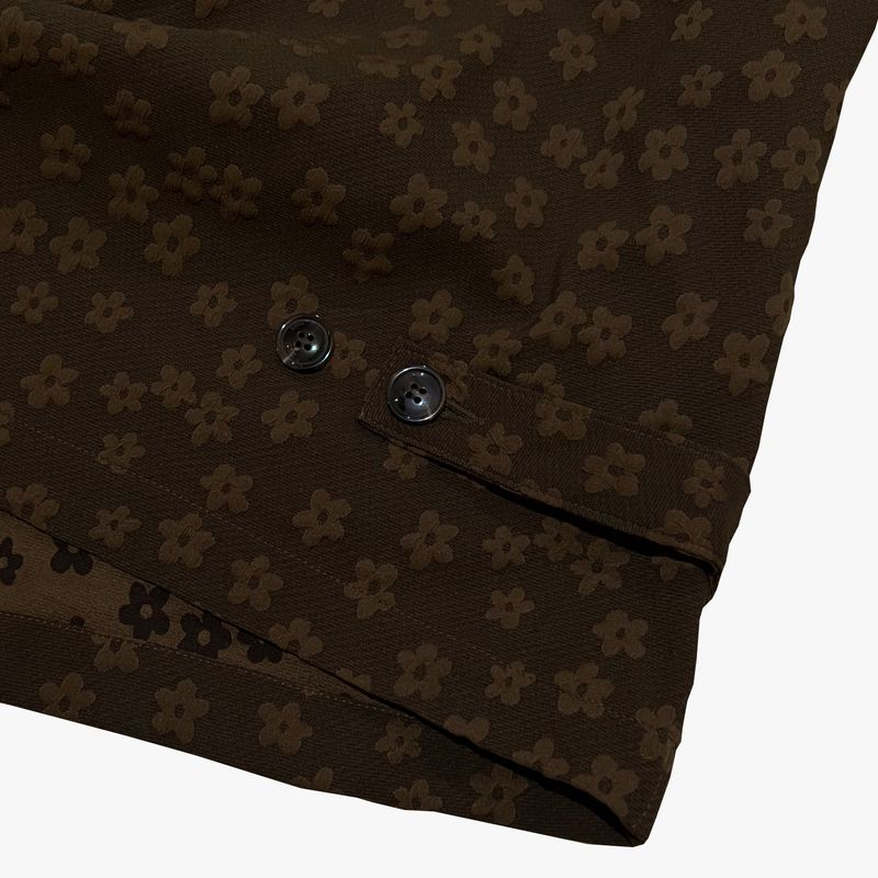 flower robe cardigan_brown