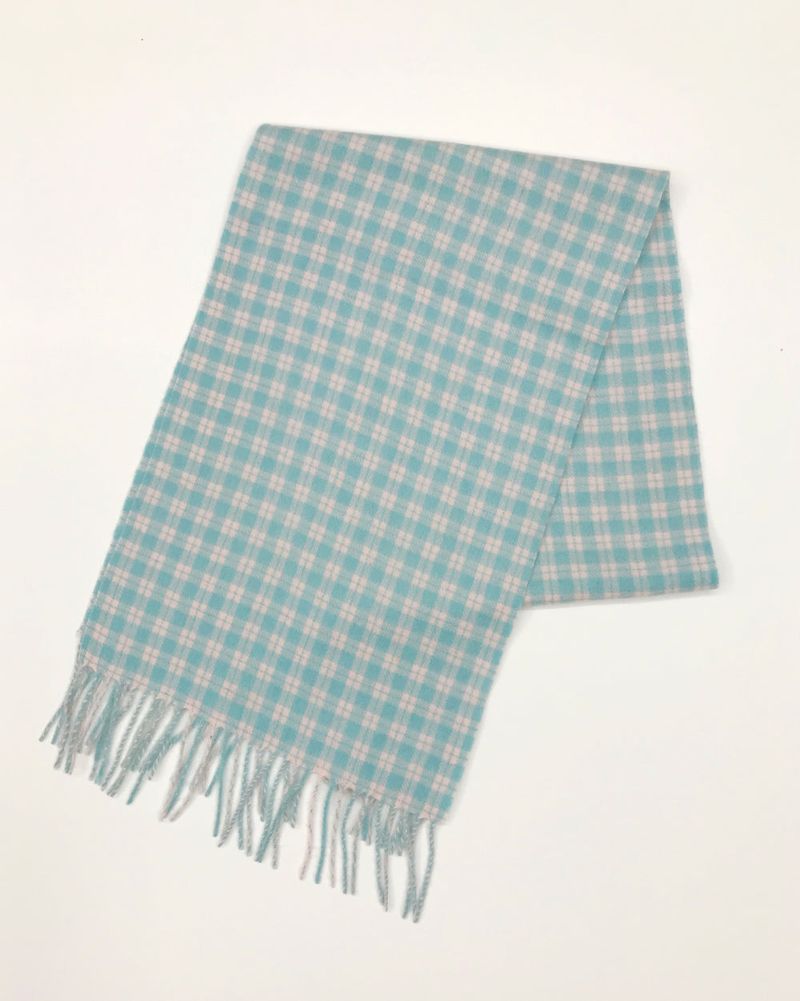 [MD Pick]Fine wool check muffler (6color)