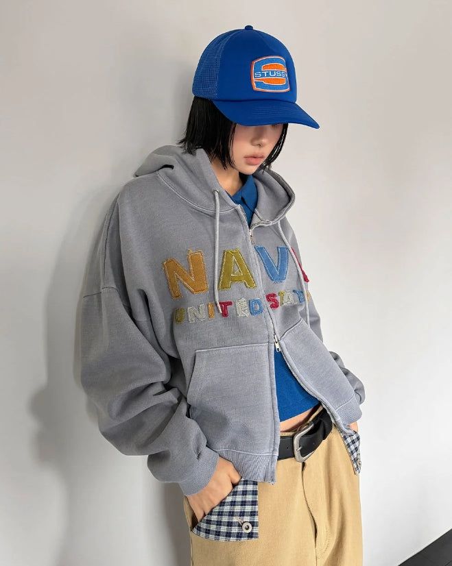 KITSCH APPLIQUE HOODIE