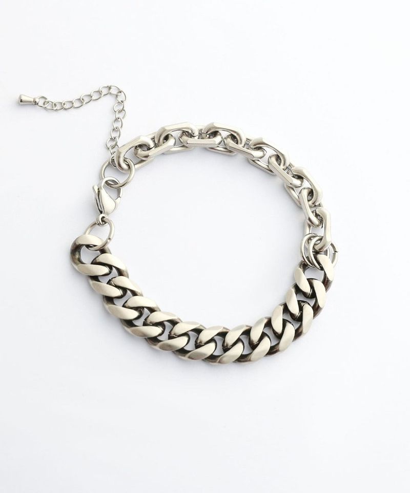 GUBIN(グビン)の「Unbalanced Chain Surgical Steel Bracelet(Accessories)」