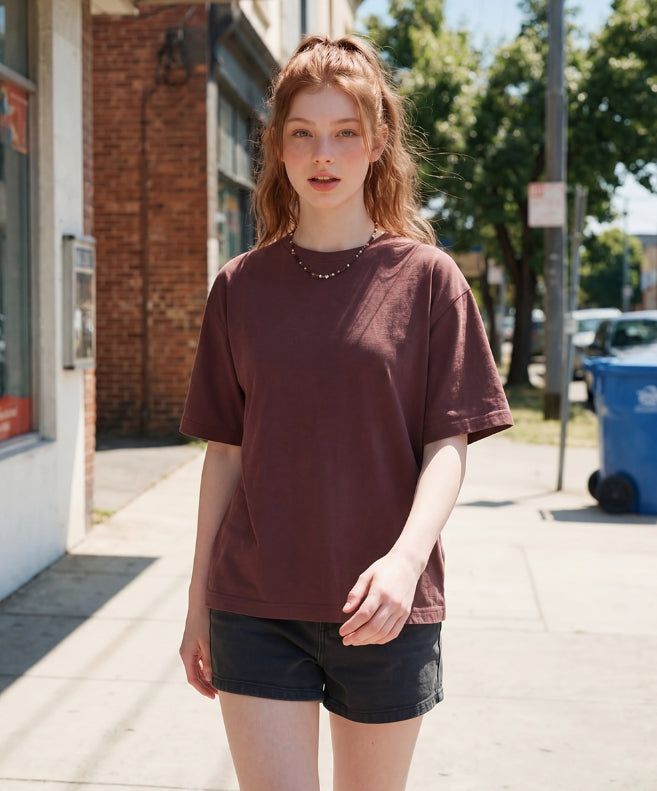 26SS★ Boxy Crop Short Sleeve T-shirts