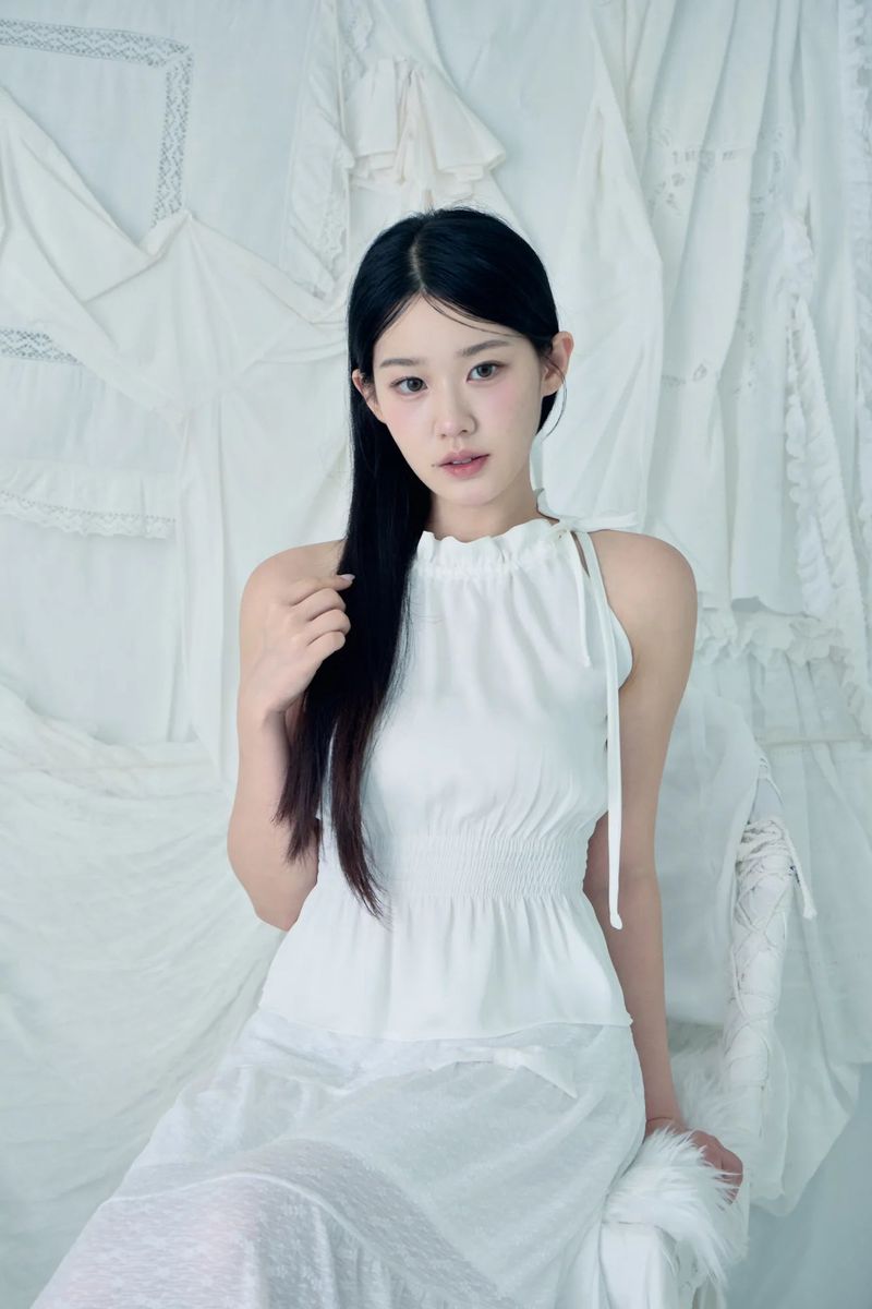Sophia halter blouse (Ivory)