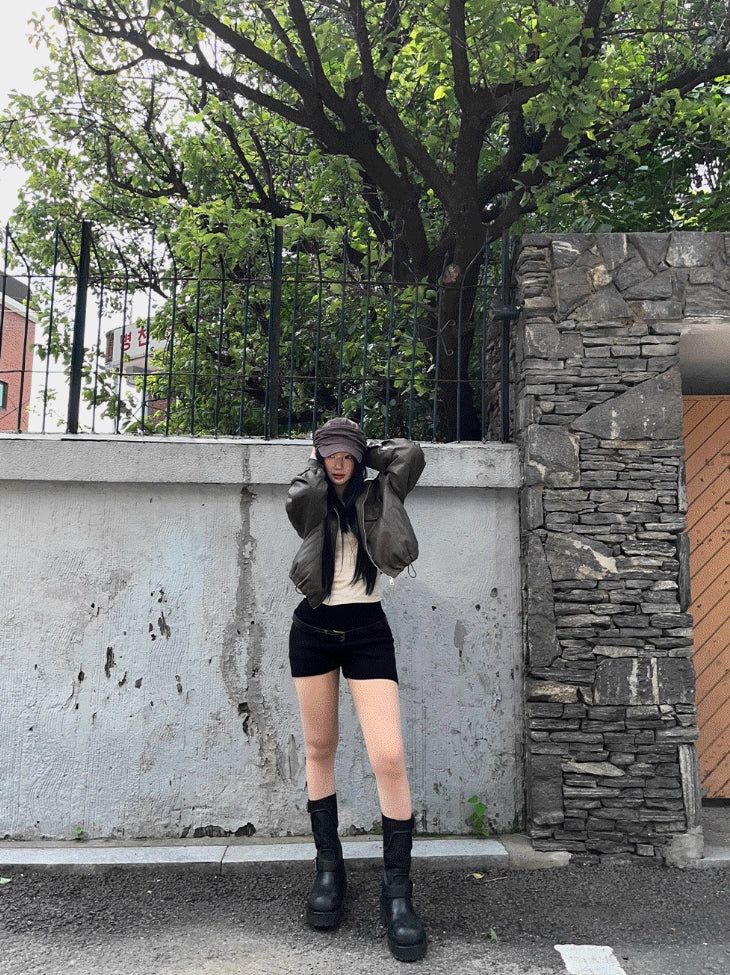 Ain leather jacket