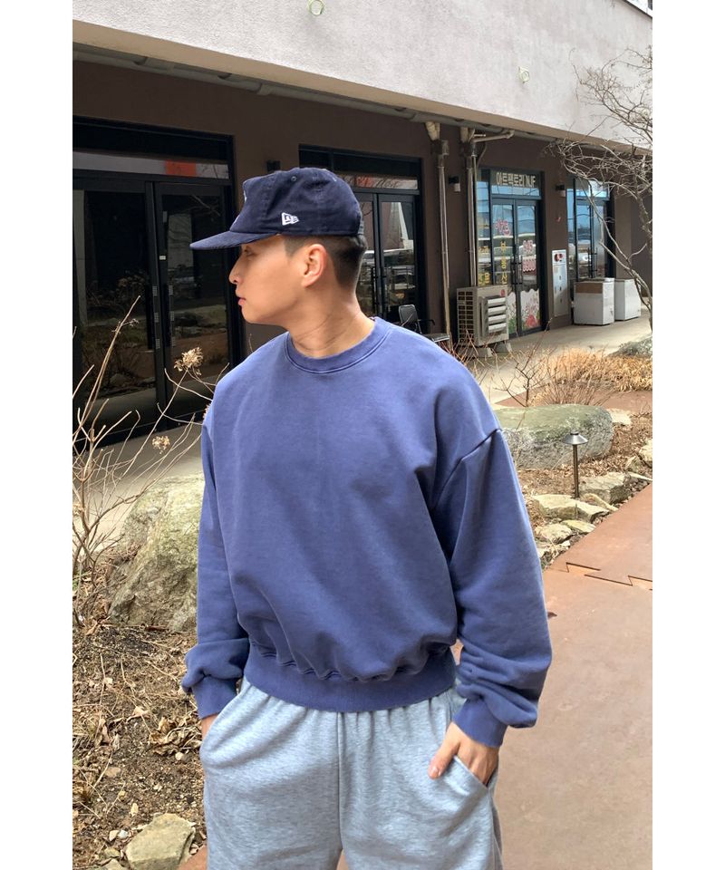 sobaq（ソバック）の「Pigment Crop Sweatshirt（Tops）」