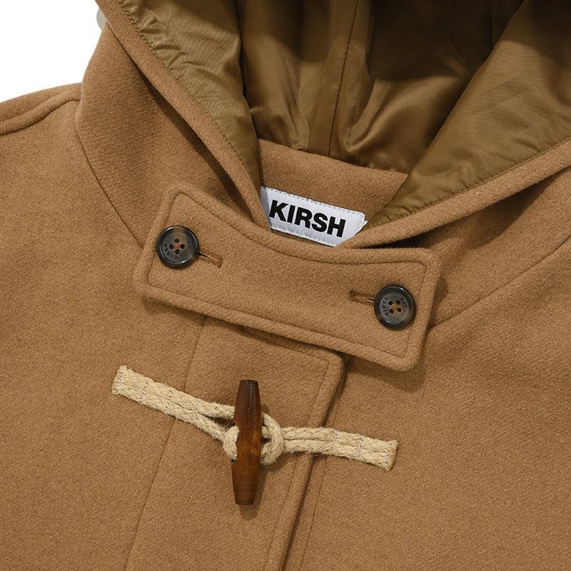 CHERRY HOODIE HALF DUFFLE COAT [BEIGE]