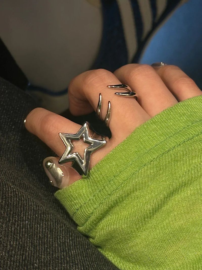 NCT WISH 사쿠야 착용] Star Bold Ring