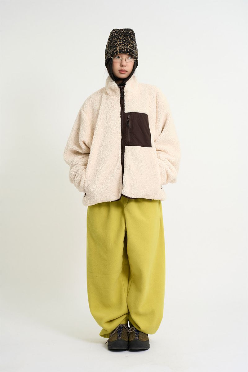Dumble fleece reversible jumper