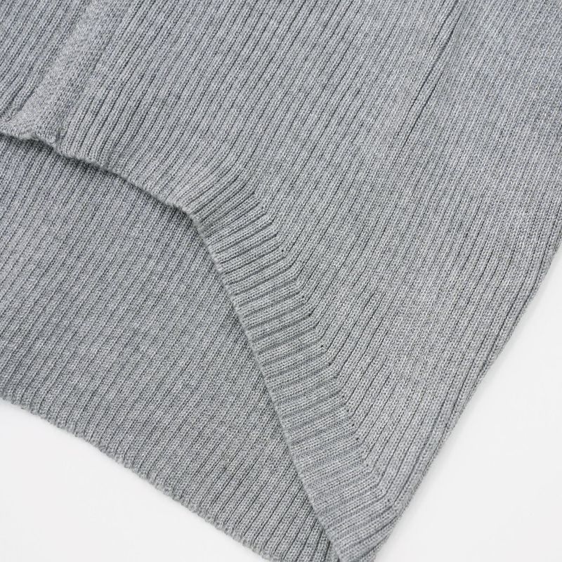 zip cropped knit