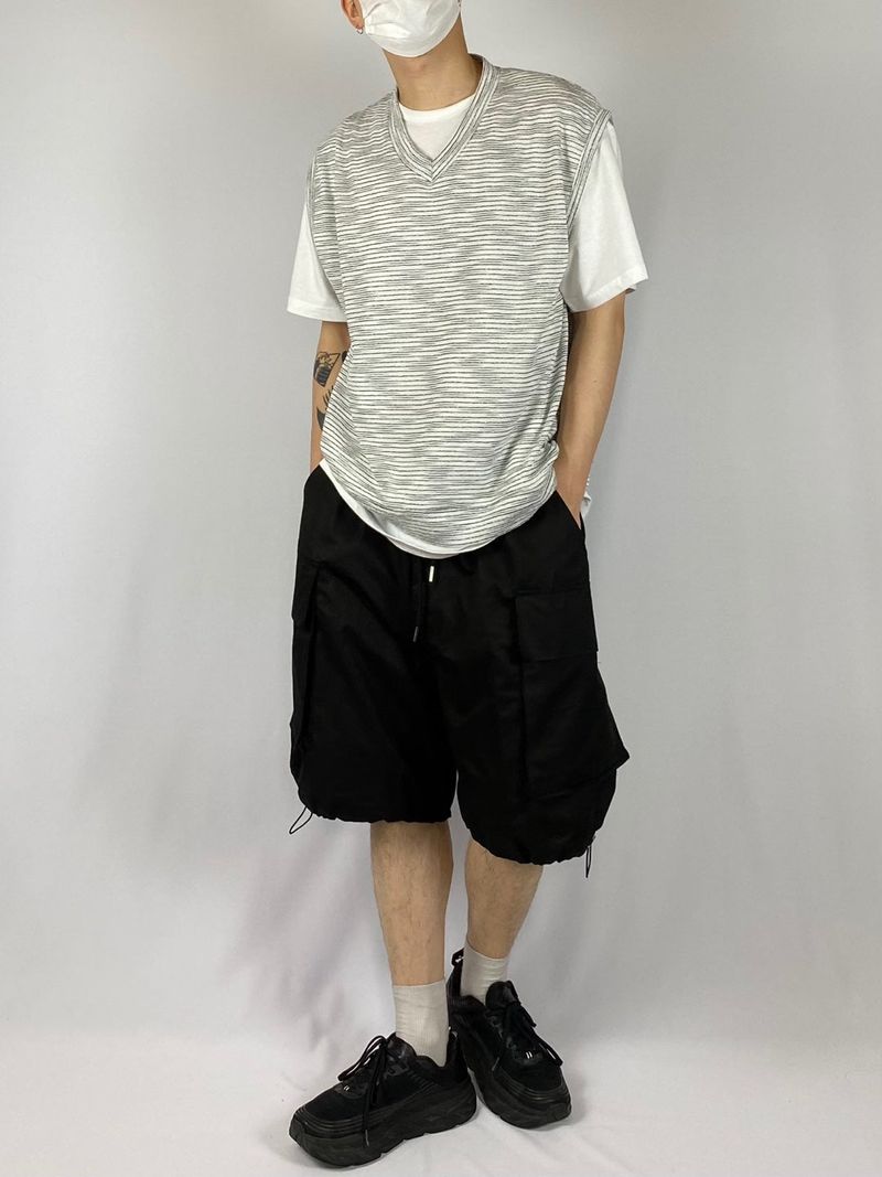 Cargo string bermuda half pants 2C