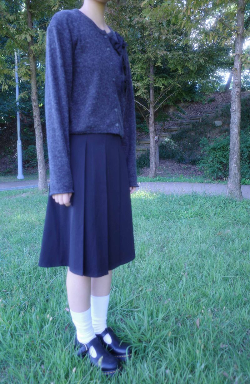 Soko Pleated Midi Skirt (3color)