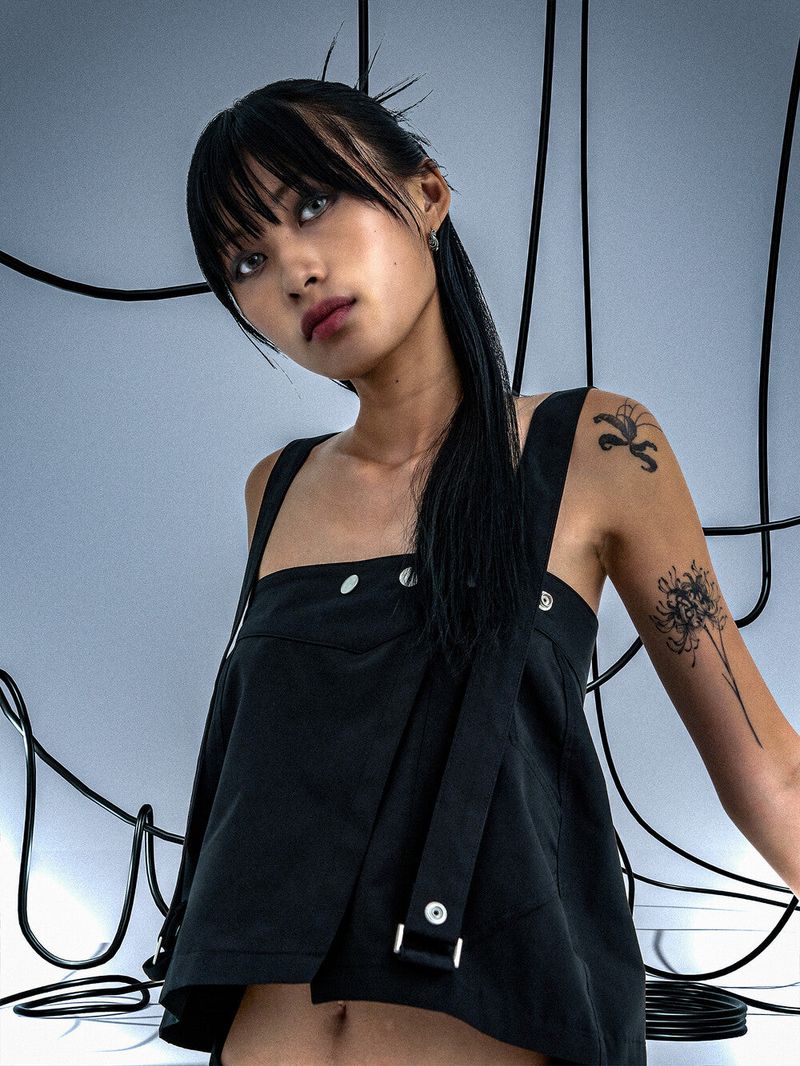 Ghost In The Shell Convertible Skirts (Black)