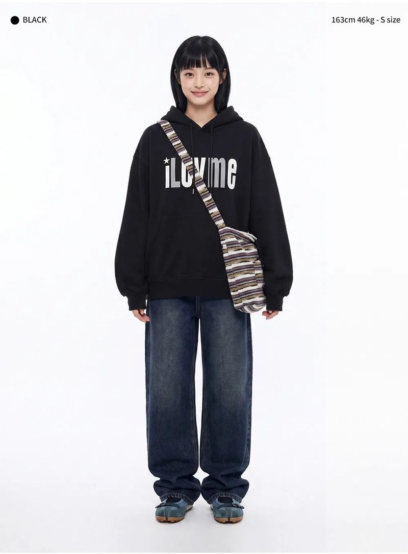 I LUV ME HOODIE (3color)