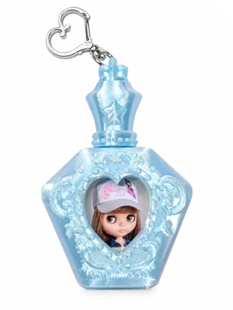 perfume id photo keyring