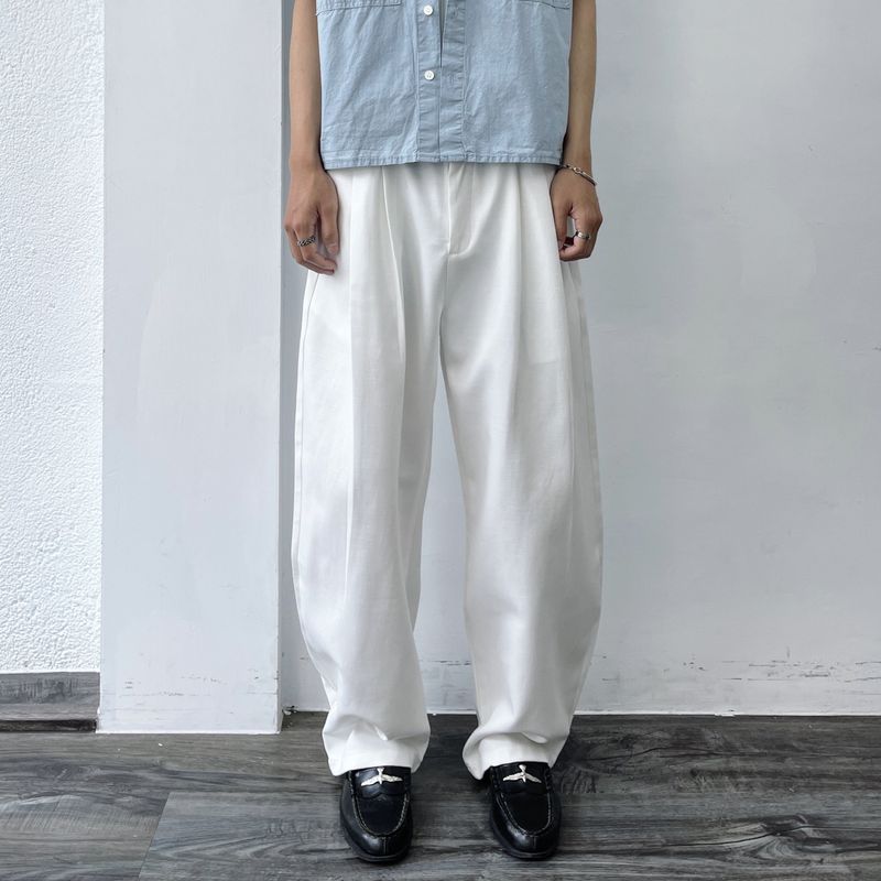 FADE MEET（フェードミート）の「Double Pleat Full-Length Pants（Pants）」