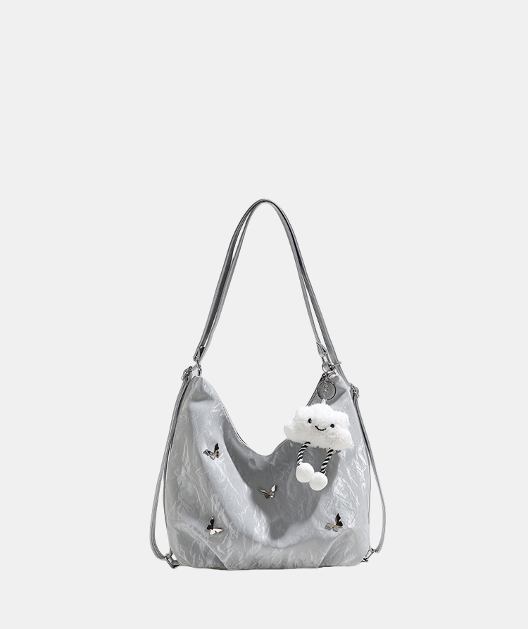 Cloud Doll Keyring Included Buttefly Plated Ribbon Balletcore bag