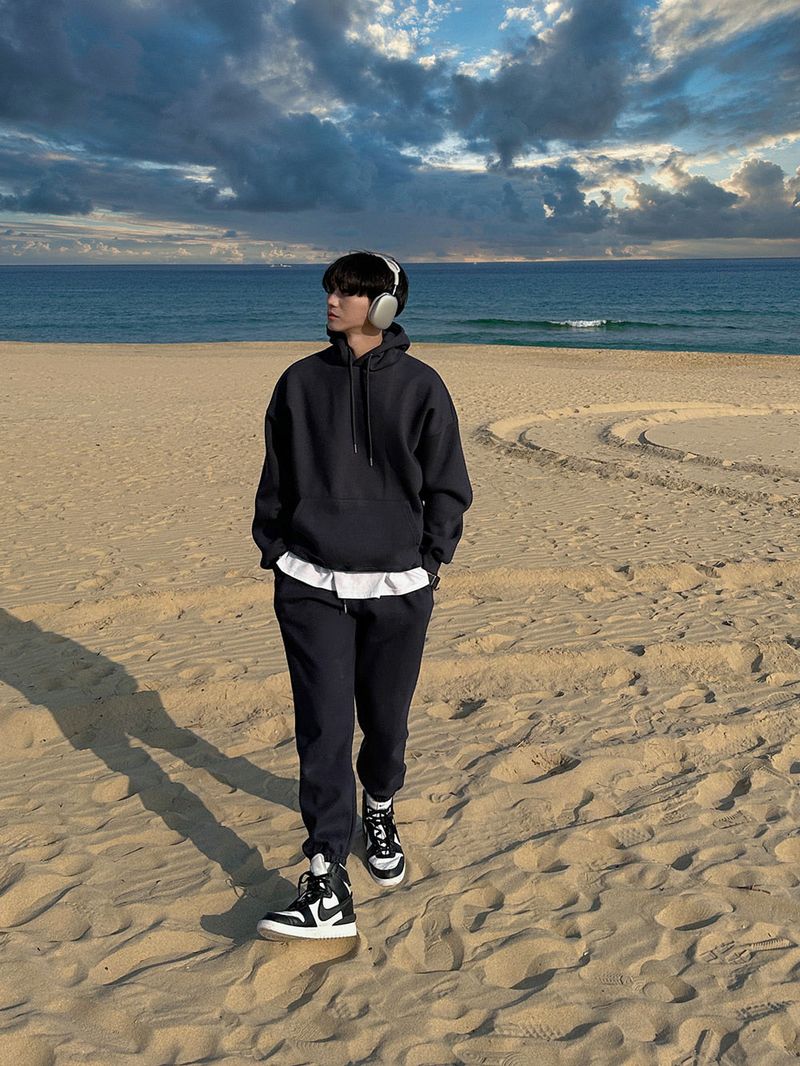 A Perfect Double Over Hood T (12color)