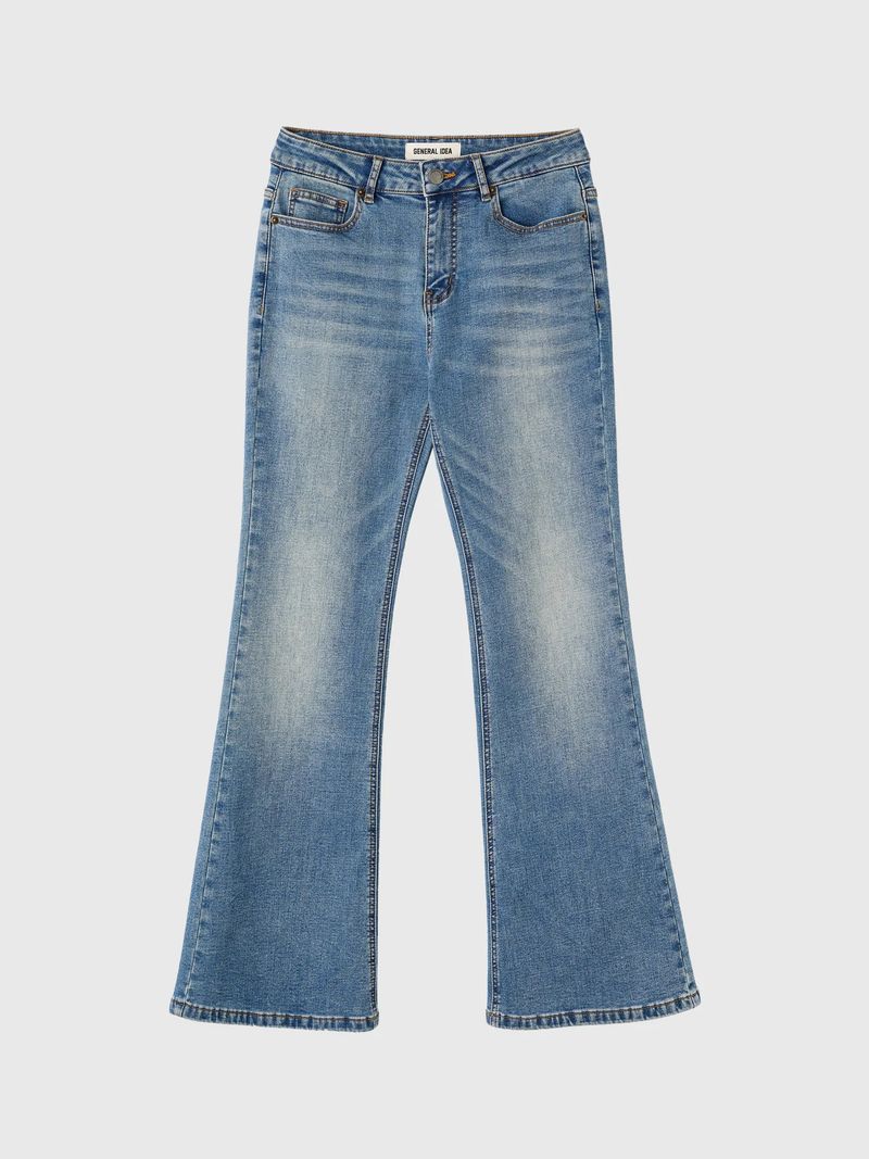 BOOTCUT WASHING DENIM PANTS