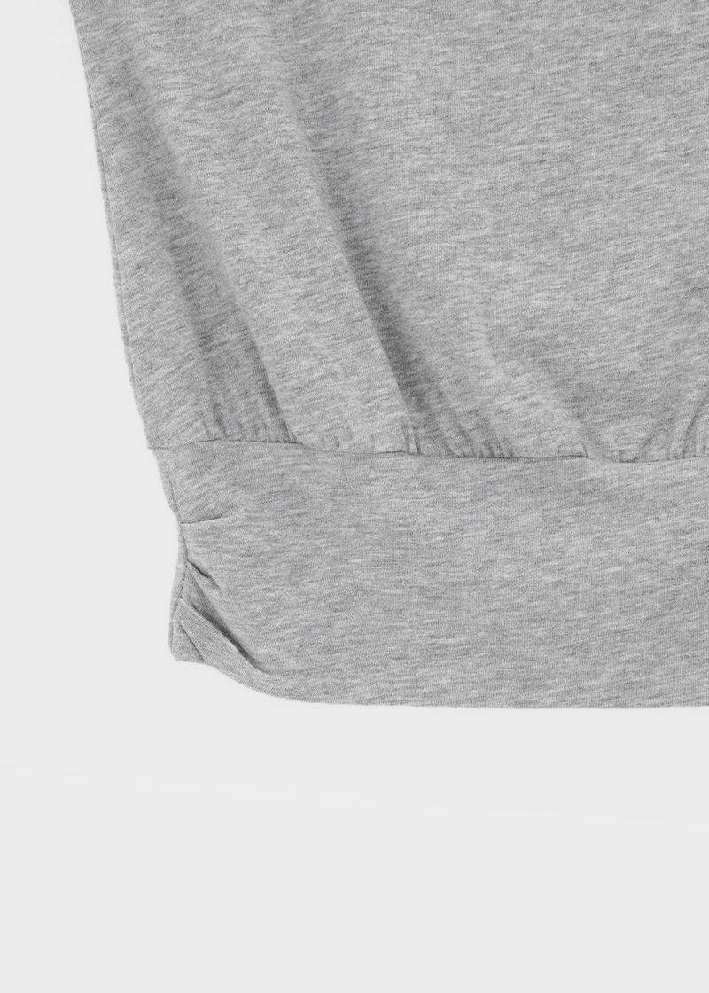 [MADE] Tepo Dolman Boat Neck Short Sleeve Top