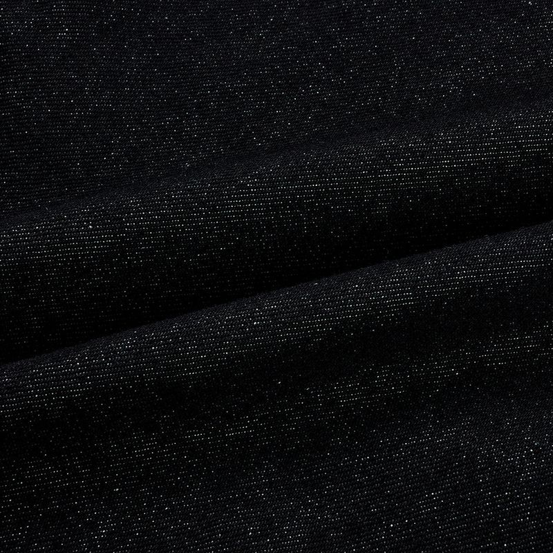 Button Curved Denim Pants