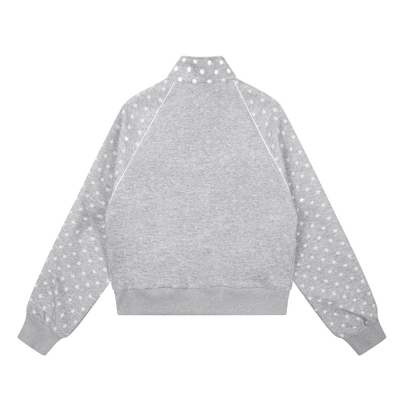 Star Dot Mix Zip-Up Track Jacket