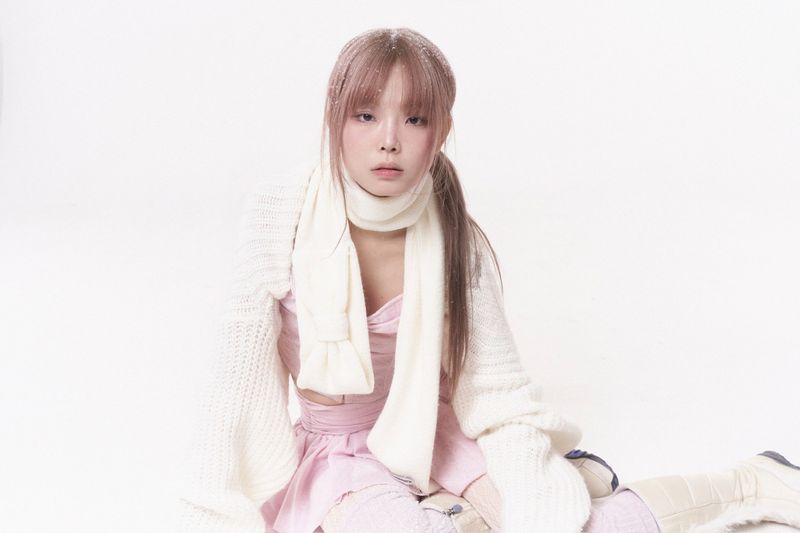 Mini ribbon muffler_ivory