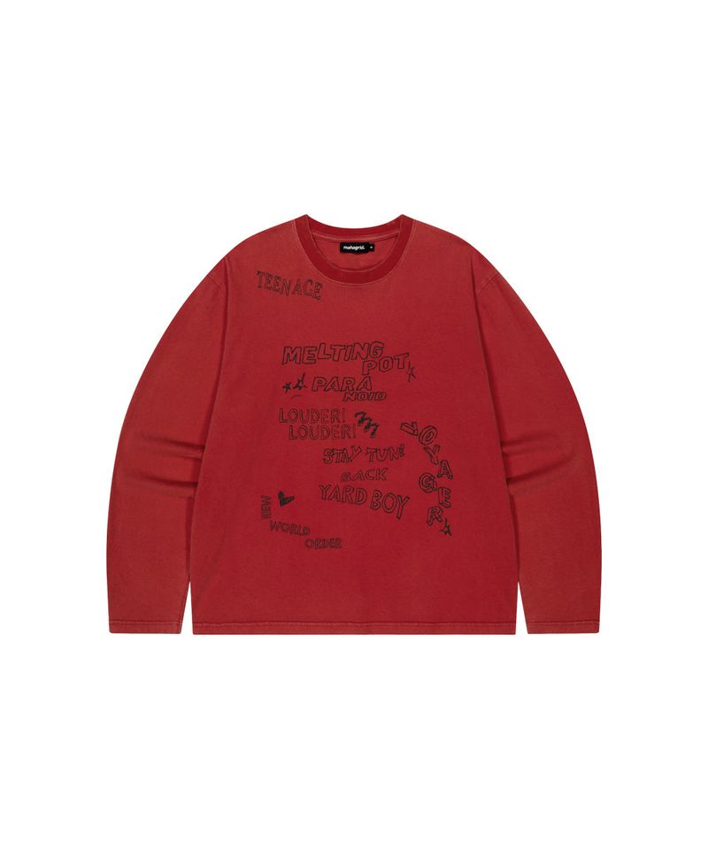 mahagrid（マハグリッド）の「WASHED 10YEARS LS TEE（Tops）」