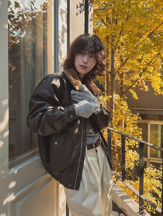 By Leather Mustang Jacket