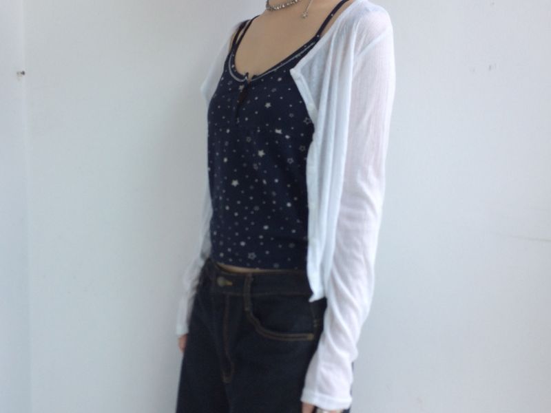 Dawn Star button sleeveless