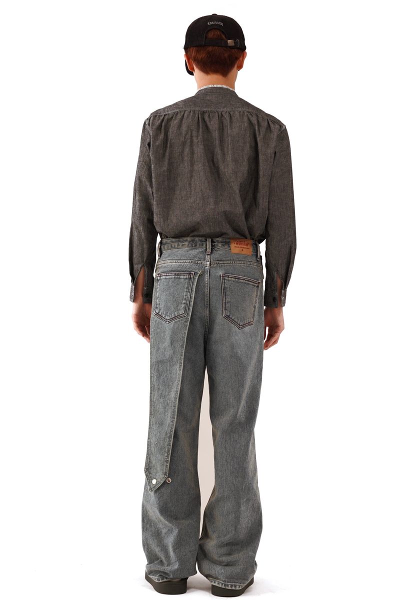 Tail Button Pants (Denim)