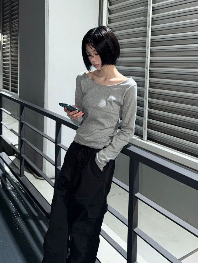[1+1] Basic Long Sleeve T-Shirt