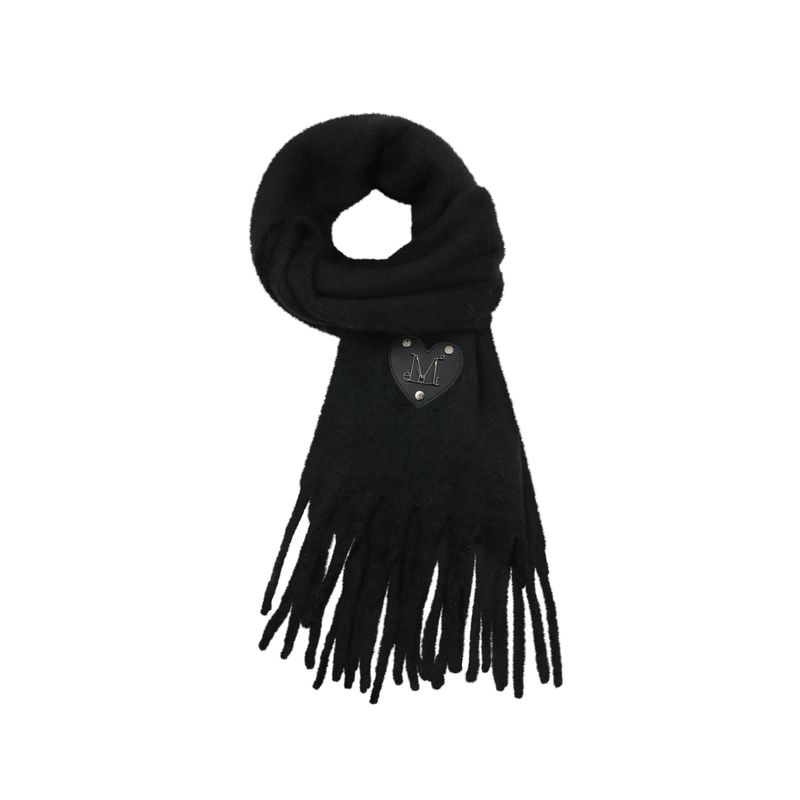 LAMOR METAL LOGO HEART PATCH MUFFLER UNISEX (5Color)