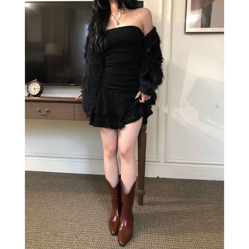 Fur Brush Cardigan